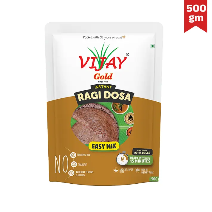 Vijay Instant Ragi Dosa Mix | (500*10)-5Kg