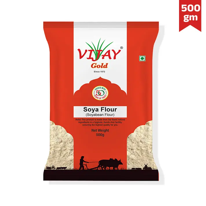 Vijay Soybean Flour (500Gms*20 pcs)-10Kg