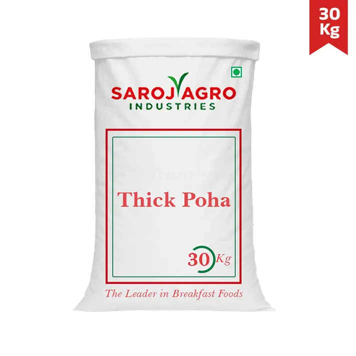 Saroj Agro Thick Poha - 30 Kg