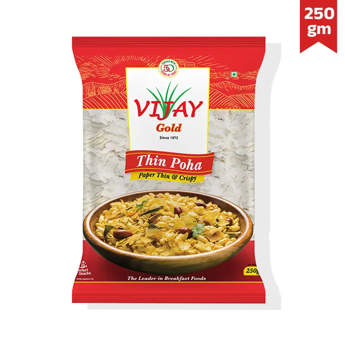 Vijay Thin Poha - (250gm*40)-10 kg