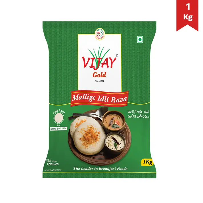Vijay Gold Mallige Idli Rawa(1kg*20)-20kg