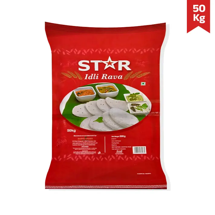 Star Idli Rawa- 50Kg (Nice) 