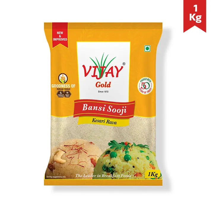 Vijay Gold Bansi Sooji(500Gm*20)-10 Kg 