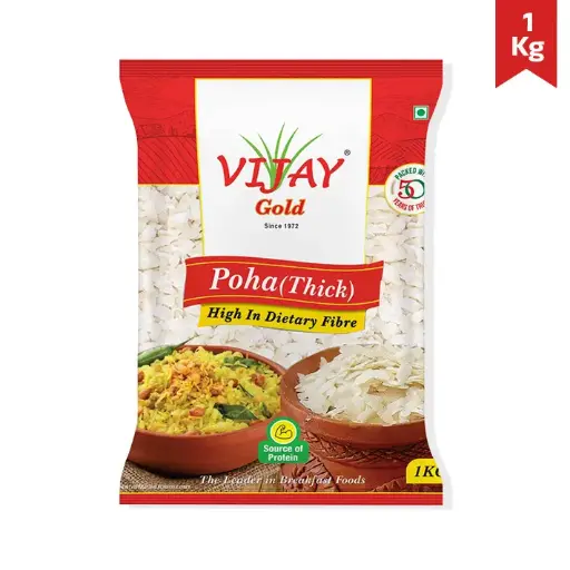 Vijay Gold Thick Poha- (1*10)10 Kg