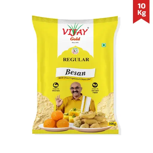 Vijay Regular Besan Flour - 10Kg
