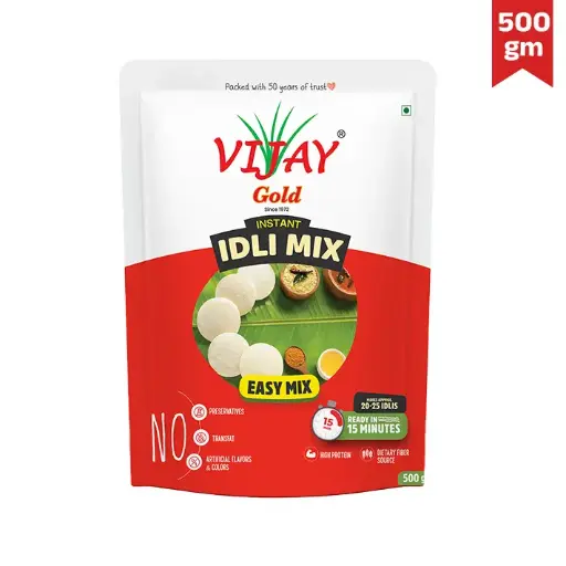 [402A] Vijay Instant Idli Mix(500gm*10pouch) - 5 kg