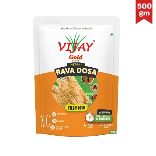[404A] Vijay Instant Rawa Dosa Mix (500Gm*10)-5Kg