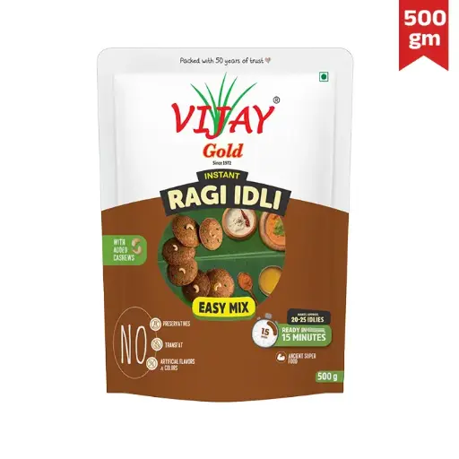 [419A] Vijay Instant Ragi Idli Easy Mix(500Gm*10) - 5 kg